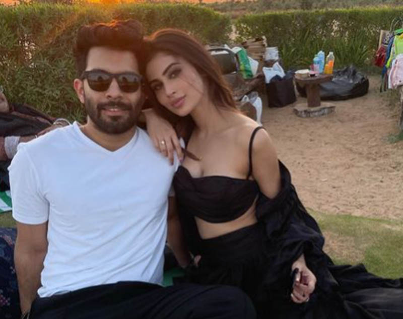 Mouni Roy celebrates first V-Day after marriage with hubby Suraj Nambiar