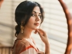 Rhea Chakraborty wears a special saree on Bijoya Dasami