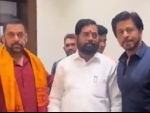 Shah Rukh Khan, Salman Khan pose together at Maharashtra CM Eknath Shinde's Ganpati festival
