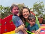 Kareena Kapoor Khan plays Holi with two special friends this year, check out