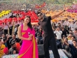 Ranveer Singh, Alia Bhatt's colourful 'Rocky Aur Rani Kii Prem Kahaani' promotions in Vadodara