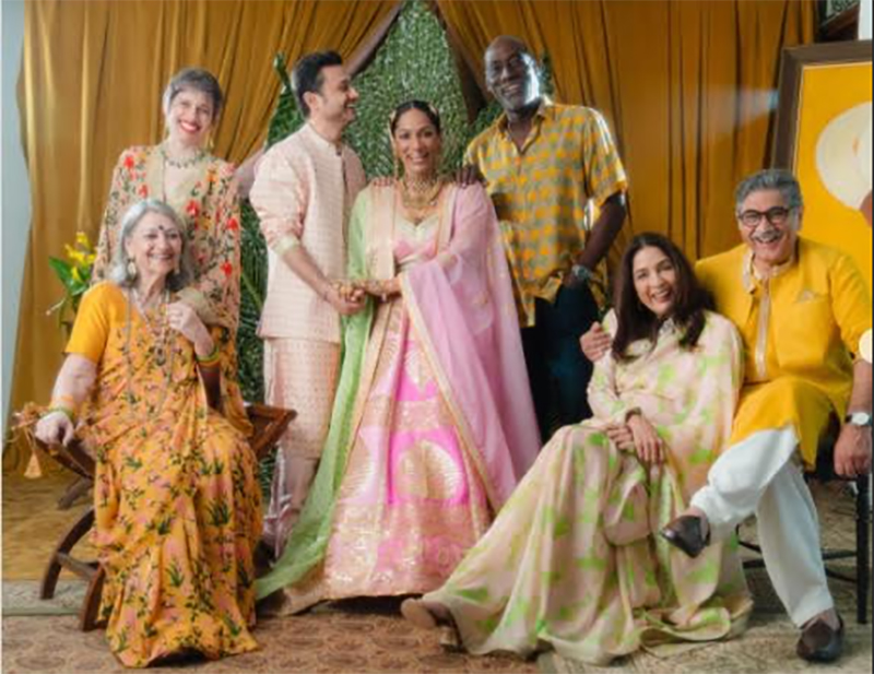 Masaba Gupta marries actor Satyadeep Mishra, father Viv Richards attends wedding