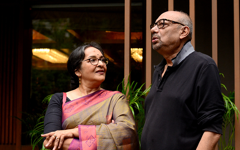 Mamata Shankar (L) and Anjan Dutt (R) | Photo by Avishek Mitra/IBNS