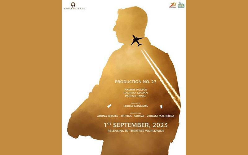 Akshay Kumar to star in Tamil remake of Soorarai Pottru, makers unveil poster