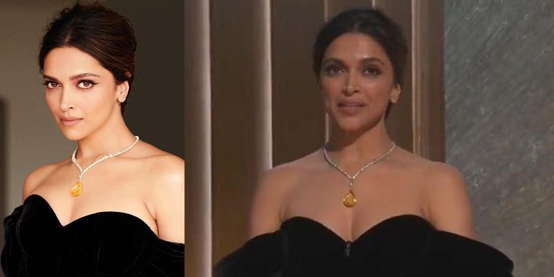 Deepika Padukone shines in black gown presenting Naatu Naatu at Oscars 2023