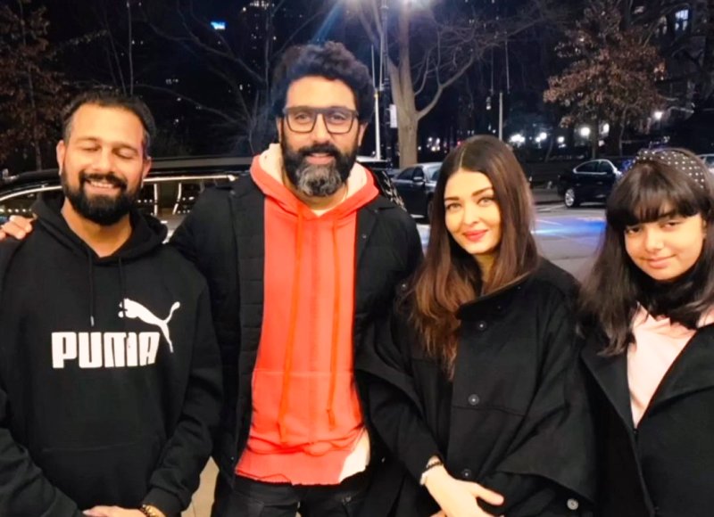 Check out pics from Ash, Abhishek and daughter Aaradhya's New York vacation