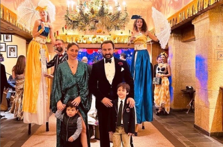 Kareena Kapoor Khan treats fans on new year with a family portrait. Check here