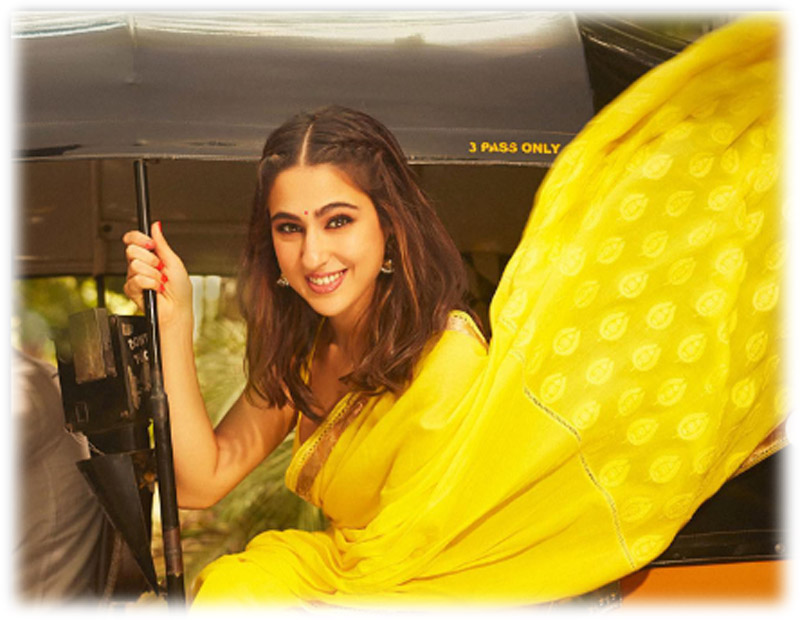 Zara Hatke Zara Bachke promotion: Sara Ali Khan looks gorgeous in yellow saree
