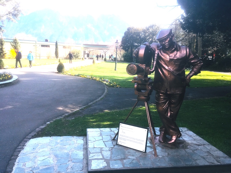 A statue of Yash Chopra at Interlaken in Switzerland. IBNS Image by Sujoy Dhar