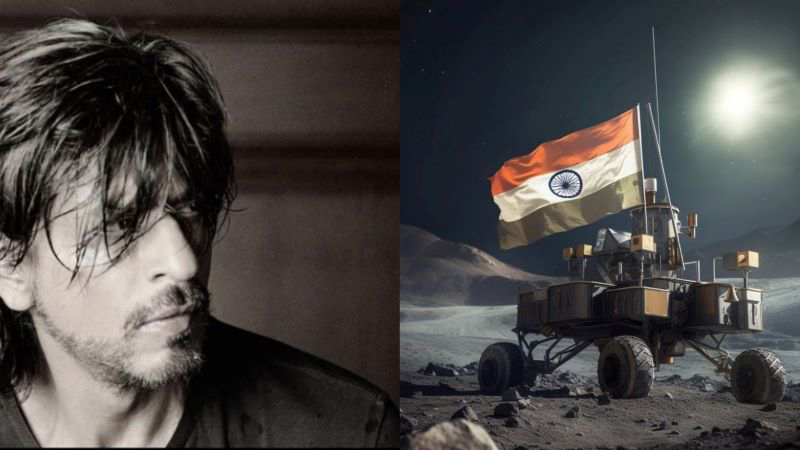 SRK borrows 'Chaand Taare' lyrics from 'Yes Boss' to celebrate India's Chandrayaan-3 success