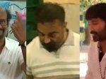 Rajinikanth, Kamal Haasan, Dhanush cast their votes in Chennai as Lok Sabha polls begin