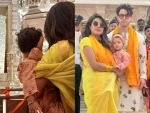 Priyanka Chopra, Nick Jonas visit Ayodhya's Ram Temple with daughter Malti Marie to offer prayers