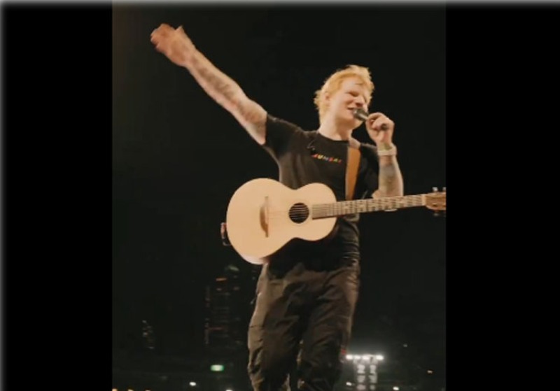 Ed Sheeran sets stage on fire during Mumbai concert, sings in Punjabi for first time
