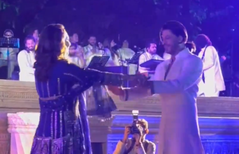 Shah Rukh Khan, Gauri Khan bring 'Veer-Zaara' magic at Anant Ambani-Radhika Merchant's pre-wedding festivities