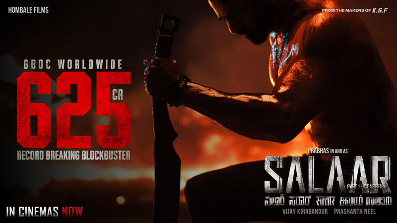 Prabhas maintains dominance with Salaar as it crosses 600 crores globally
