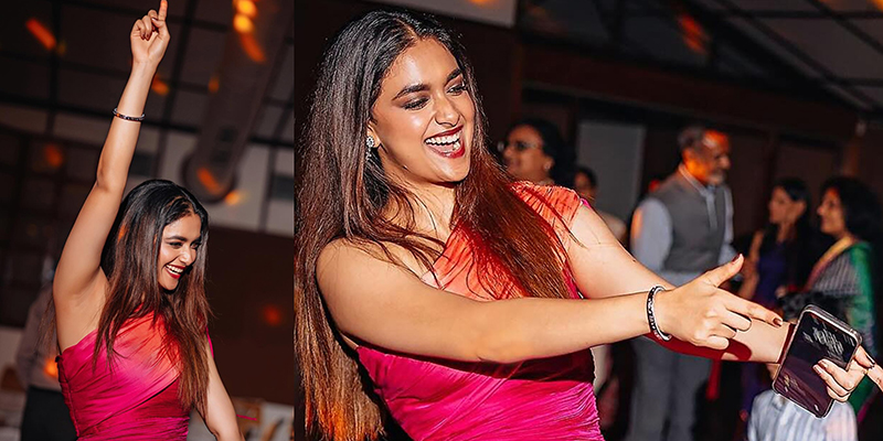 Keerthy Suresh grooves to celebrate International Dance Day