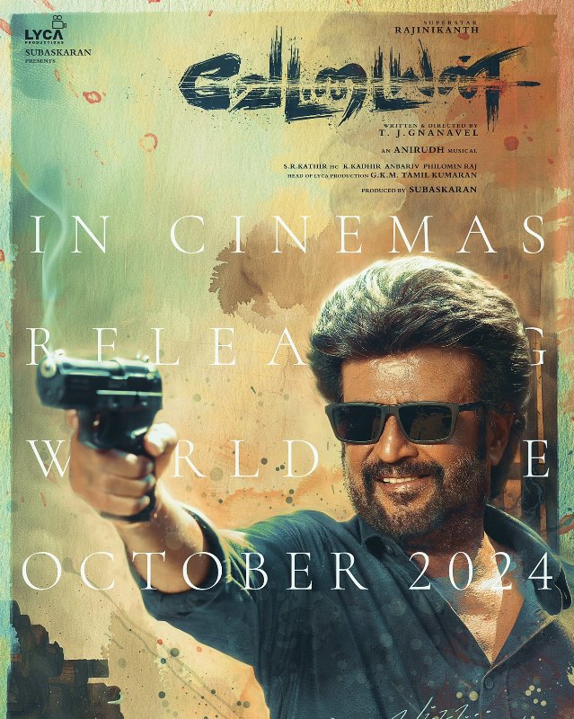 Rajinikanth's 'Vettaiyan' will release in October, announces makers