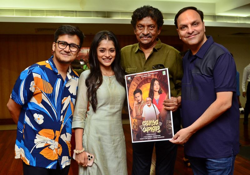 Goutam Ghose launches poster of Ashoke Viswanathan's Hemanter Aparanha starring Anusha Viswanathan, Rwitobroto Mukherjee
