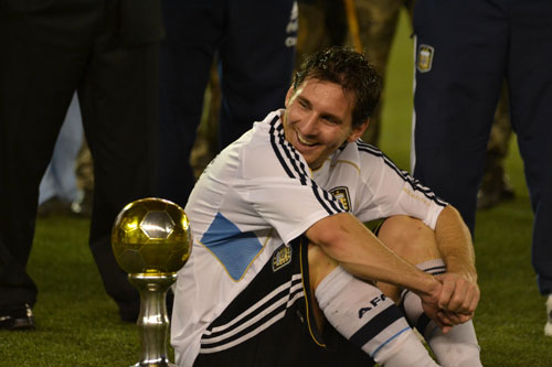 Messi wins Golden Ball 