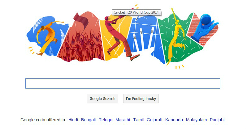 Google Doodles on World T20 final