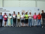 Amateur golfers tee off at BMW Golf Cup International 2015 in Kolkata