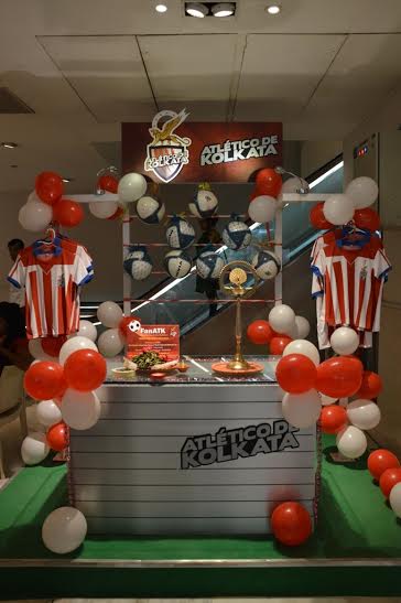 Atletico de Kolkata inaugurates the first official merchandise kiosk for the football aficionados in Kolkata