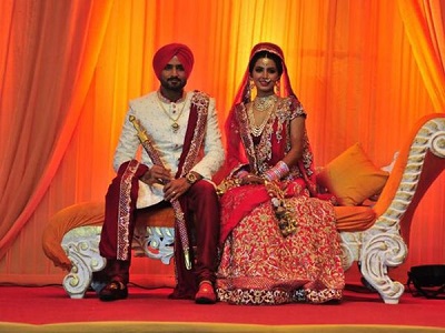 Harbhajan Singh ties the knot with longtime beau Geeta Basra