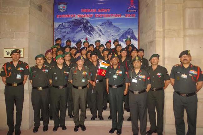 Indian Army Everest expedition flagged off 