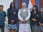 Narendra Modi meets Sakshi, Sindhu, other sportsmen