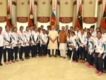 PM Modi meets Indian Olympic contingent, wishes good luck