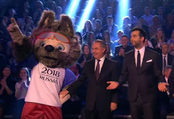 Wolf chosen as 2018 FIFA World Cup Official Mascot and named Zabivaka