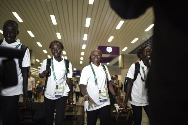 Ready for Olympic Games, UN-supported refugee athletes set out for Rio