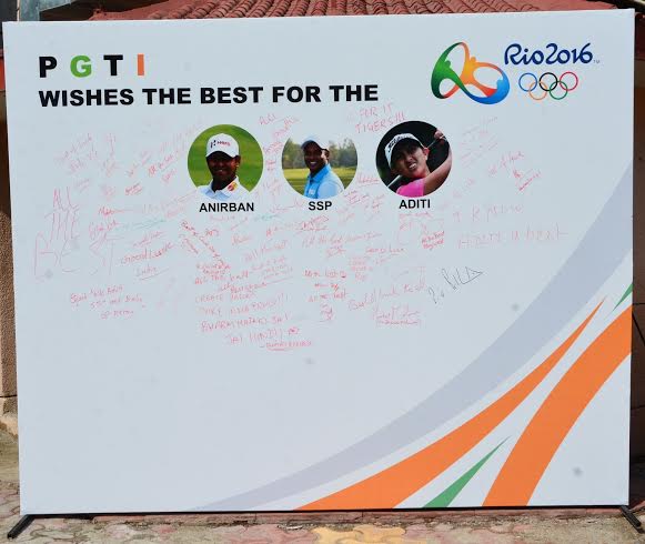 PGTI members cheer on Indian Olympic hopefuls