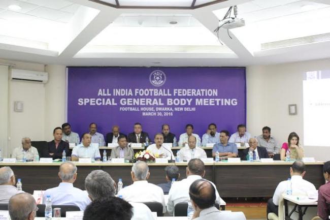 AIFF meets for SGBM at Football House