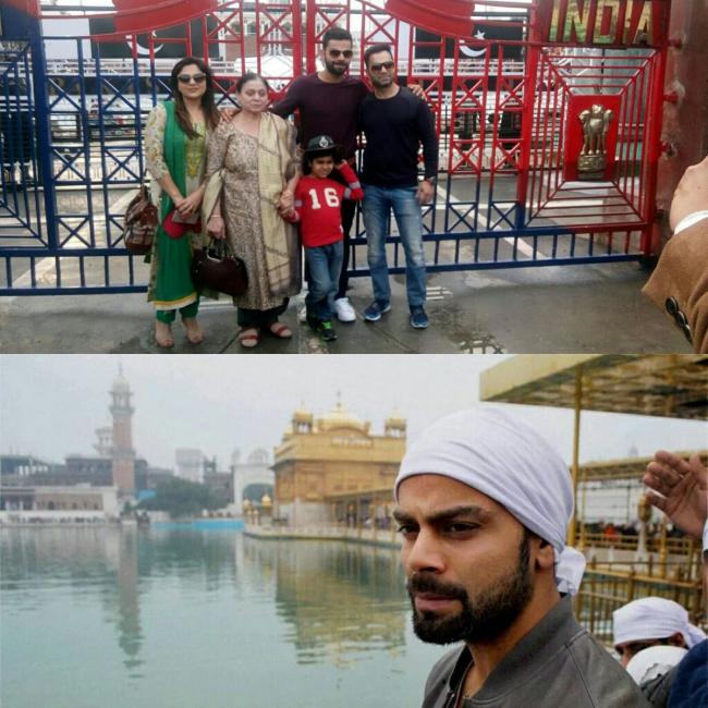Virat Kohli visits Golden Temple