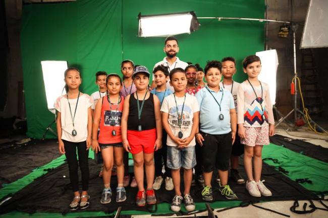 Virat Kohli encourages Indian children to play more by joining Stepathlon