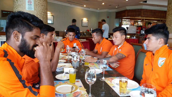 Rain greets Indian team in Macau