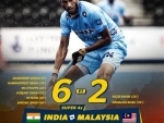 India beat Malaysia 6-2 in Asia Cup clash