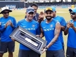 MS Dhoni plays 300th ODI match, Virat Kohli felicitates