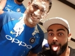 Team India celebrates MSDhoni's birthday