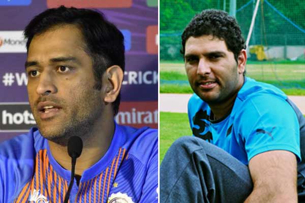 Yuvraj, Dhoni's centuries help India to 381 runs
