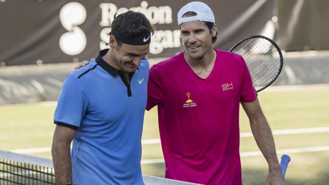 Tommy Haas beats Roger Federer in Stuttgart Open 