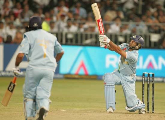 19 September 2007: Yuvraj Singh smashed six sixes in one over during World Cup T20 match against England 