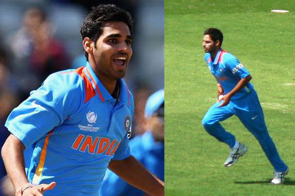 Sehwag wishes Bhuvi on his 27th birthday