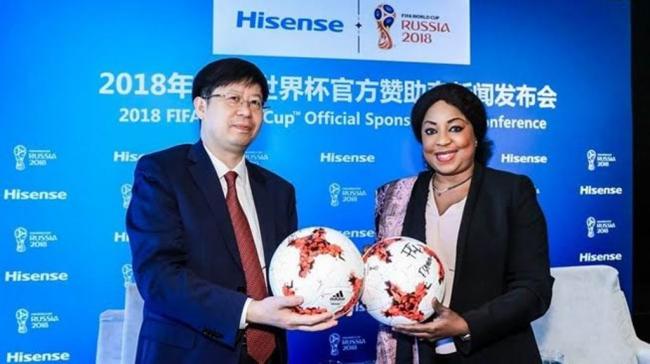 Hisense becomes official sponsor of 2018 FIFA World Cup