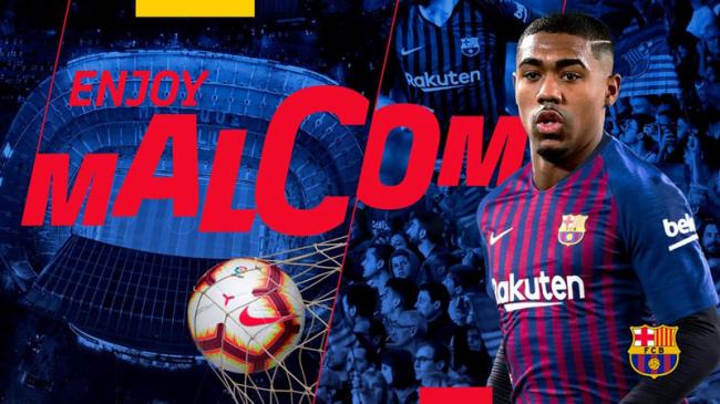 Barcelona signs Bordeaux winger Malcom