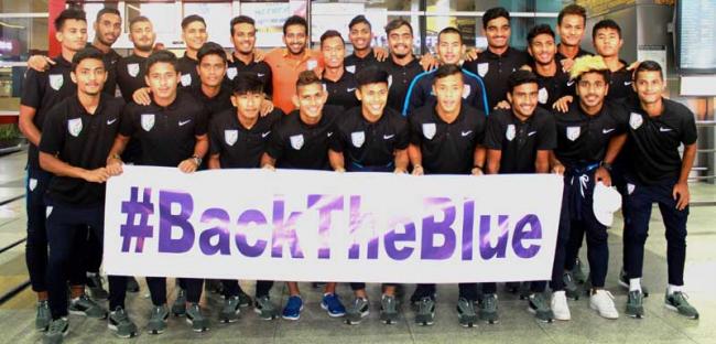 India U-20 team return to India