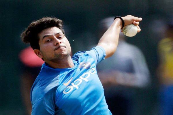 Kuldeep Yadav displays his new weapon during T20 match against West Indies