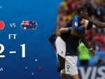 France beat Australia 2-1 in World Cup clash