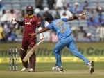 West Indies post 283/9 against India third ODI 